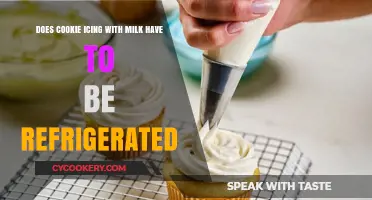 Does Milk-Based Cookie Icing Need Refrigeration? Storage Tips Revealed