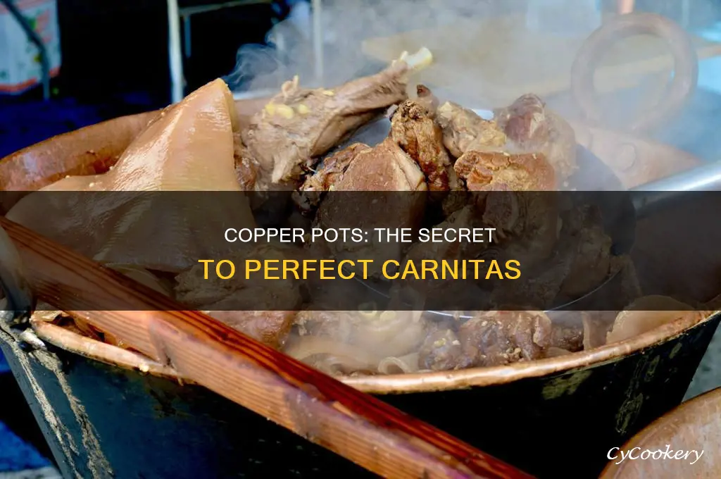 does cooking carnitas better in a cooper pot