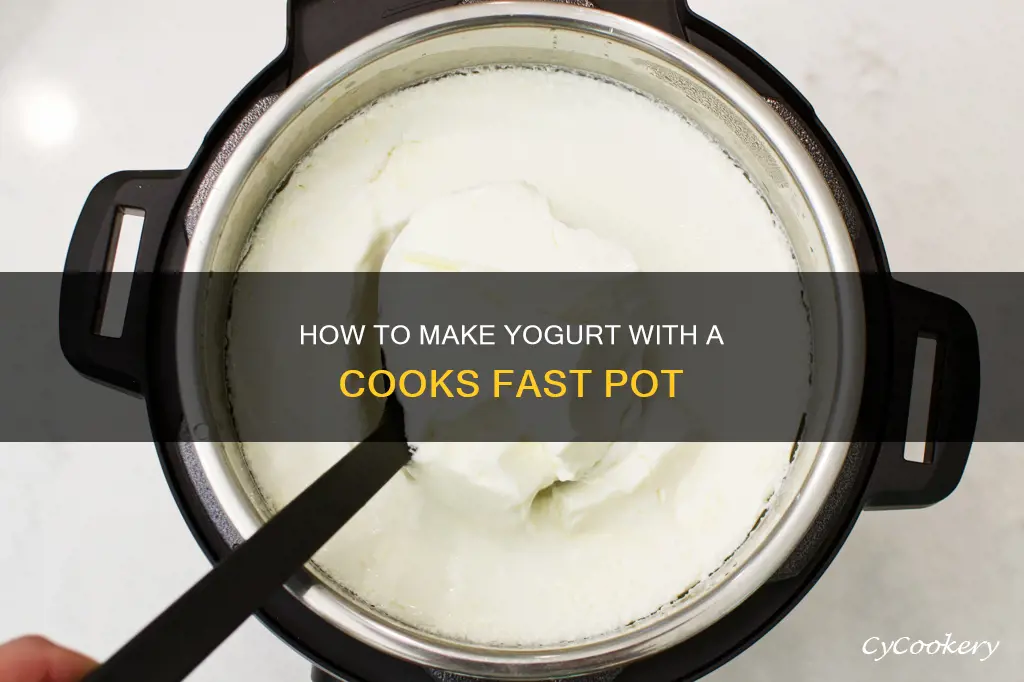 does cooks fast pot make yogurt