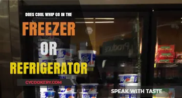 Cool Whip Storage: Freezer or Fridge? The Ultimate Guide