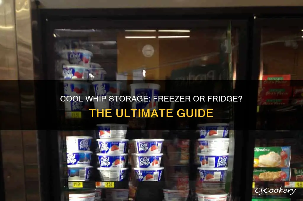 does cool whip go in the freezer or refrigerator
