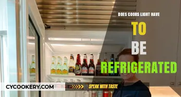 Does Coors Light Need Refrigeration? Storage Tips for Optimal Taste