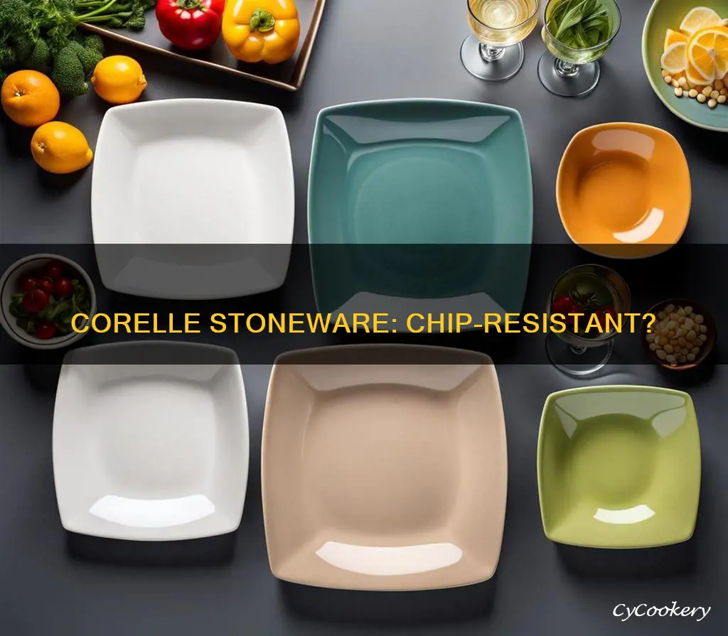 does corelle stoneware chip