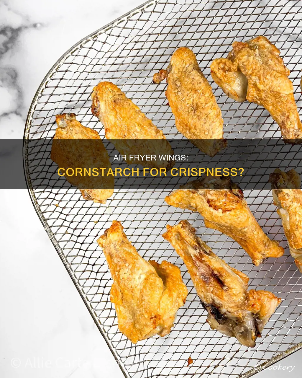 does cornstarch make wings crispy in air fryer