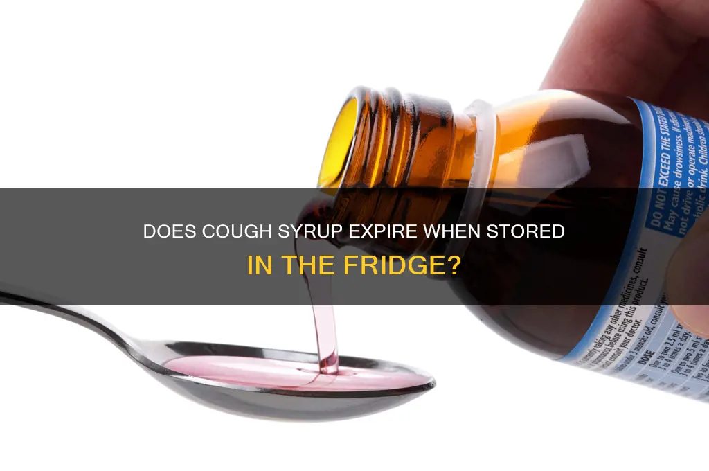 does cough syrup go bad in the refrigerator