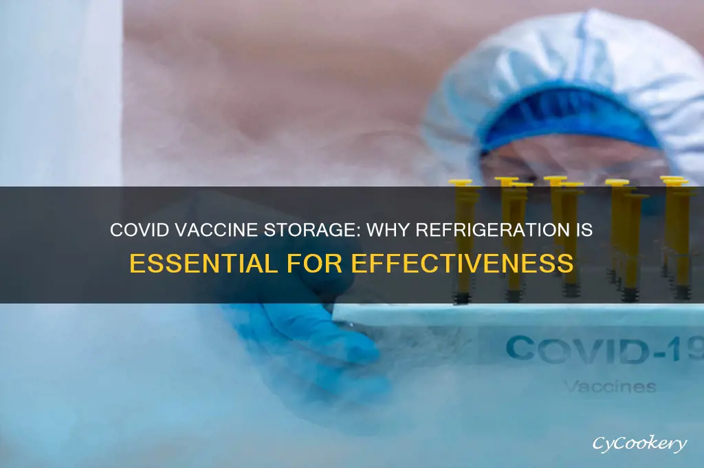 does covid vaccine have to be refrigerated