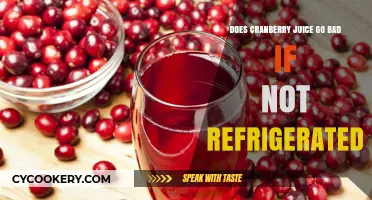 Does Cranberry Juice Spoil Without Refrigeration? Shelf Life Explained