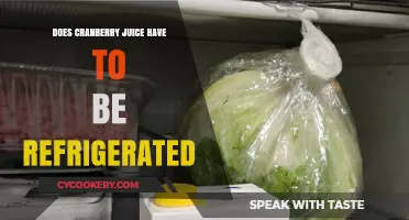 Does Cranberry Juice Need Refrigeration? Storage Tips and Facts