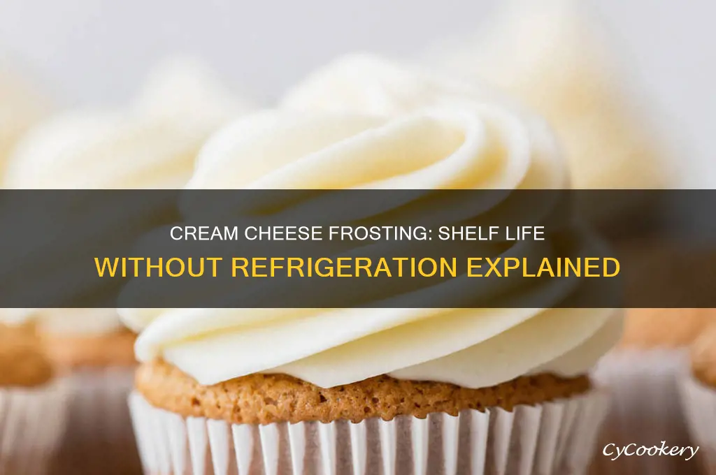 does cream cheese frosting go bad if not refrigerated