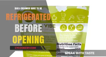 Does Creamer Need Refrigeration Before Opening? Facts and Tips