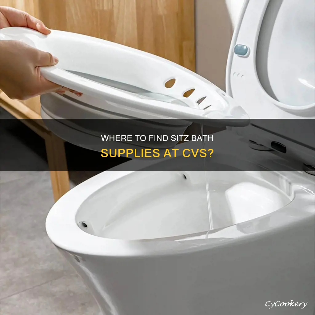 does cvs have a sitz bath pan