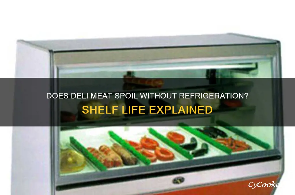 does deli meat go bad if not refrigerated