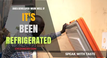 Refrigerated Developer: Does It Still Work Effectively After Chilling?