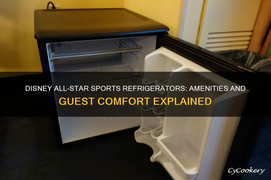 does disney all star sports have refrigerators