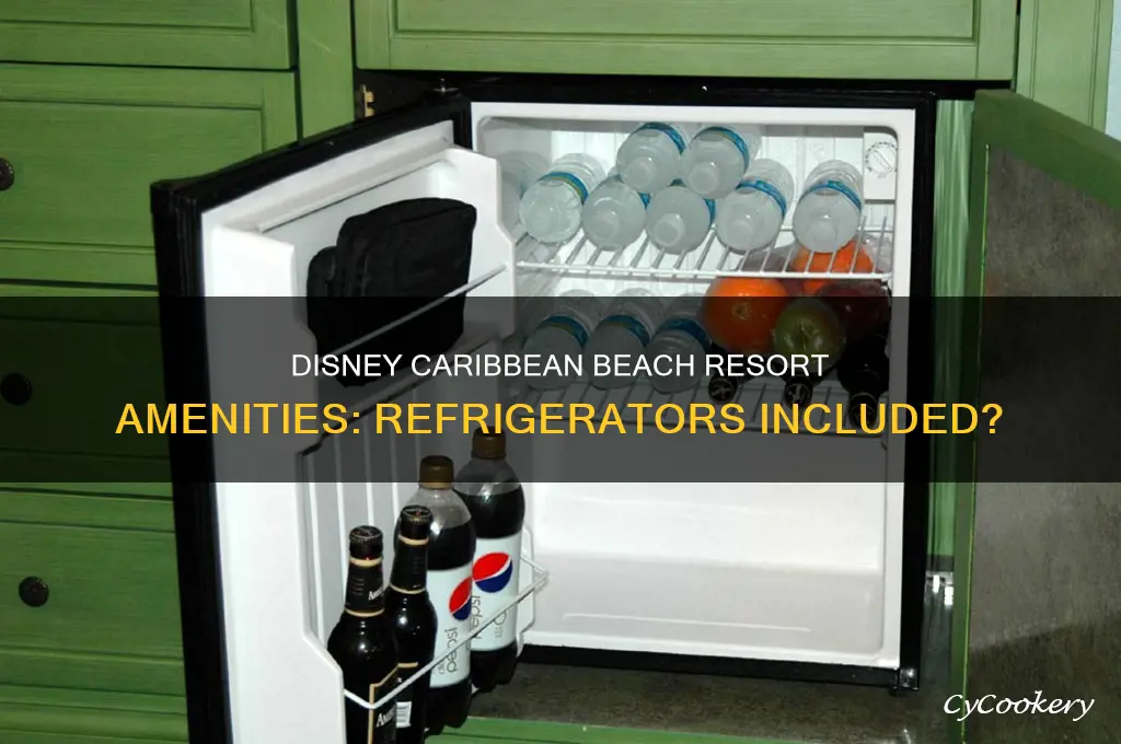 does disney caribbean beach resort have refrigerators