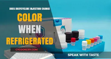 Doxycycline Injection Color Change: Refrigeration Effects Explained