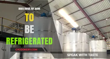 Does Duck Fat Need Refrigeration? Storage Tips and Best Practices
