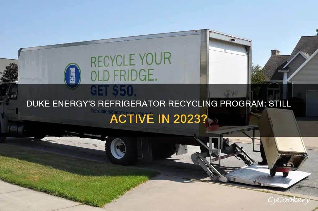 does duke energy still buy and remove old refrigerators