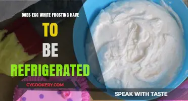 Egg White Frosting Storage: Refrigeration Required or Not?