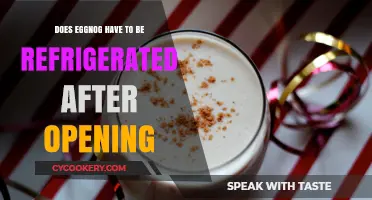Does Eggnog Need Refrigeration After Opening? Essential Storage Tips