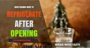Does Eggnog Need Refrigeration After Opening? Essential Storage Tips