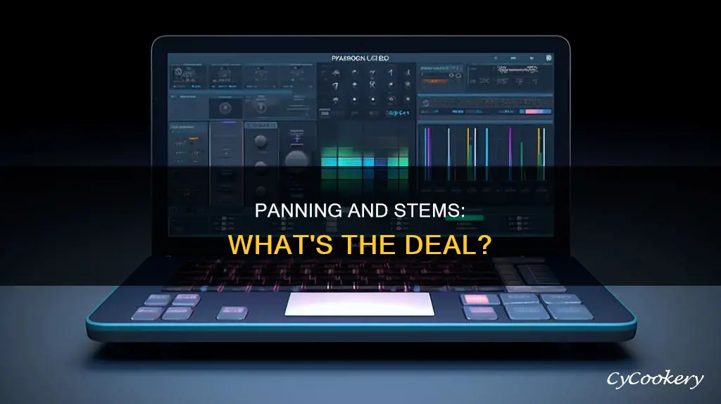does exporting stems include panning