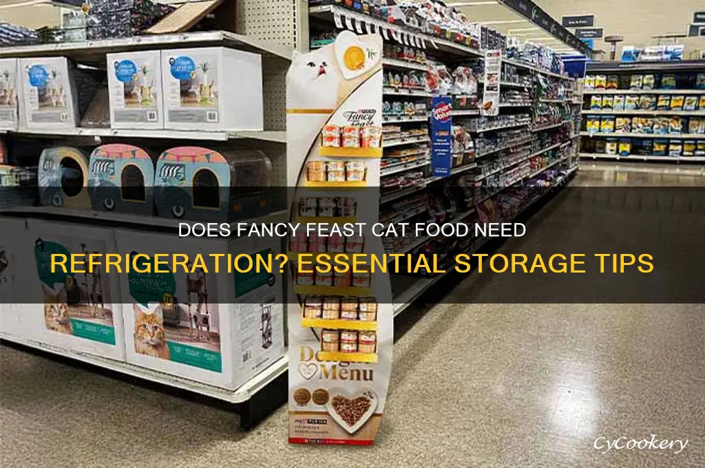 does fancy feast cat food have to be refrigerated