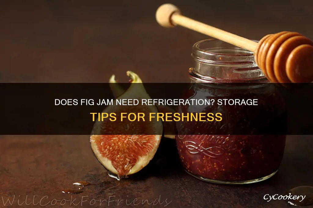 does fig jam have to be refrigerated