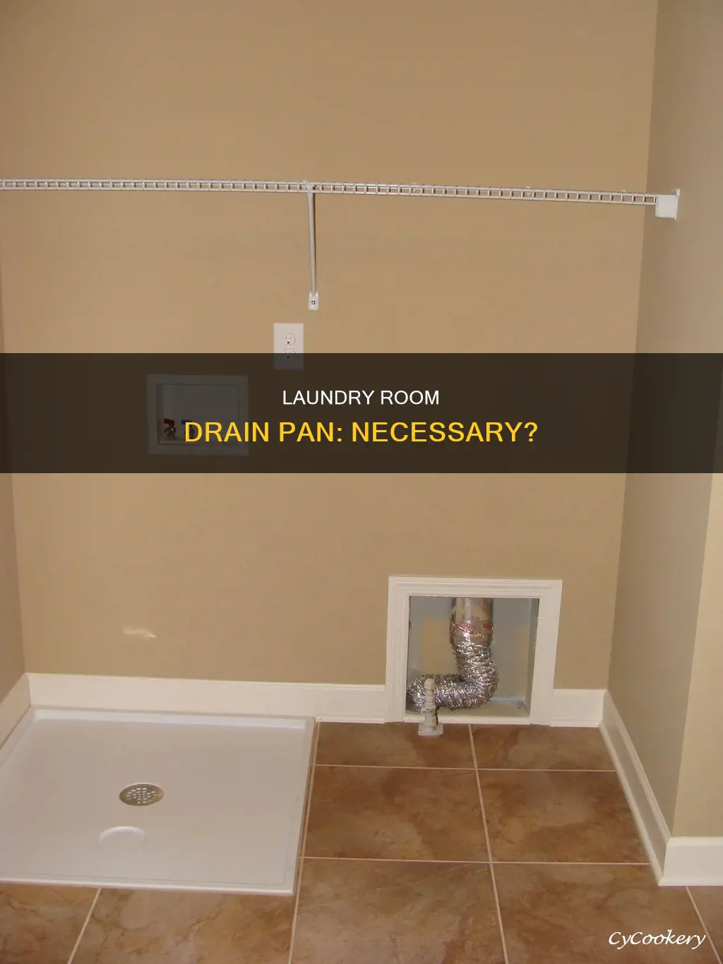 does first floor laundry need a drain pan