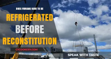 Firvanq Storage Tips: Refrigeration Needed Before Reconstitution?