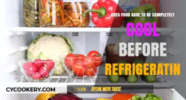 Cooling Food Safely: Must It Be Cold Before Refrigerating?