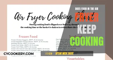 Air Fryer Magic: Does Food Keep Cooking?