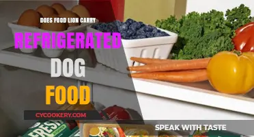 Does Food Lion Sell Refrigerated Dog Food? A Shopper's Guide
