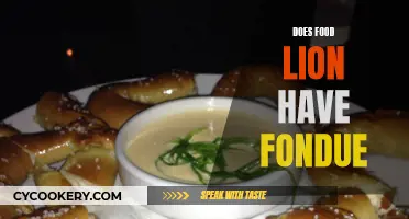 Fondue Fans: Food Lion's Offerings for Your Next Feast