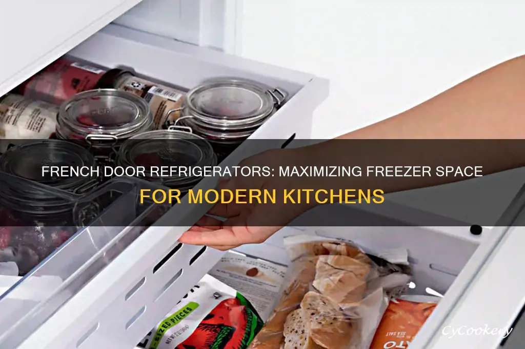 does french door refrigerator has more freezer space