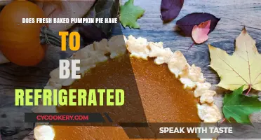 Should Fresh Baked Pumpkin Pie Be Refrigerated? Expert Tips