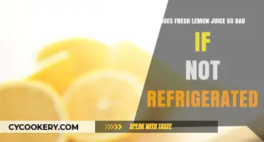 Does Fresh Lemon Juice Spoil Without Refrigeration? A Quick Guide