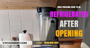 Should Frosting Be Refrigerated After Opening? Storage Tips Revealed