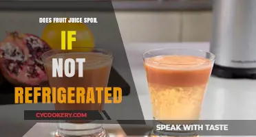Does Fruit Juice Spoil Without Refrigeration? Storage Tips Revealed