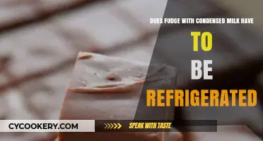 Condensed Milk Fudge: Refrigerate or Not? Storage Tips Revealed