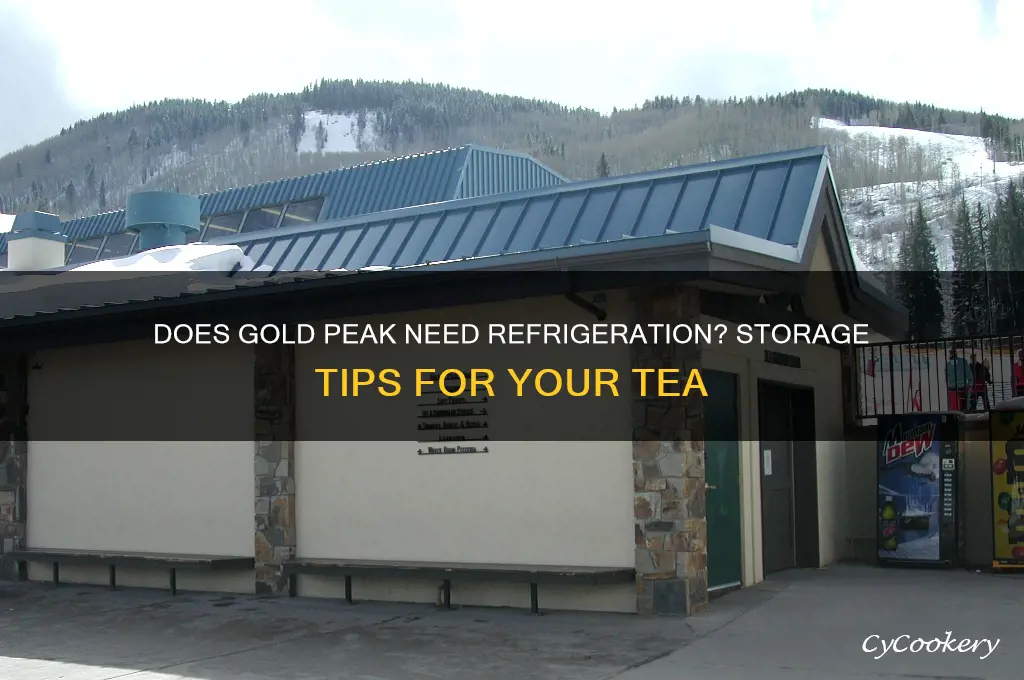 does gold peak have to be refrigerated