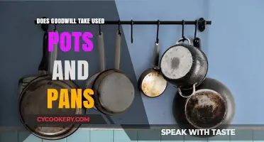 Can You Donate Used Pots and Pans to Goodwill?