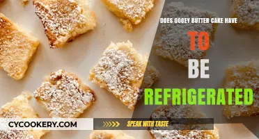 Gooey Butter Cake Refrigeration: Necessary or Not?