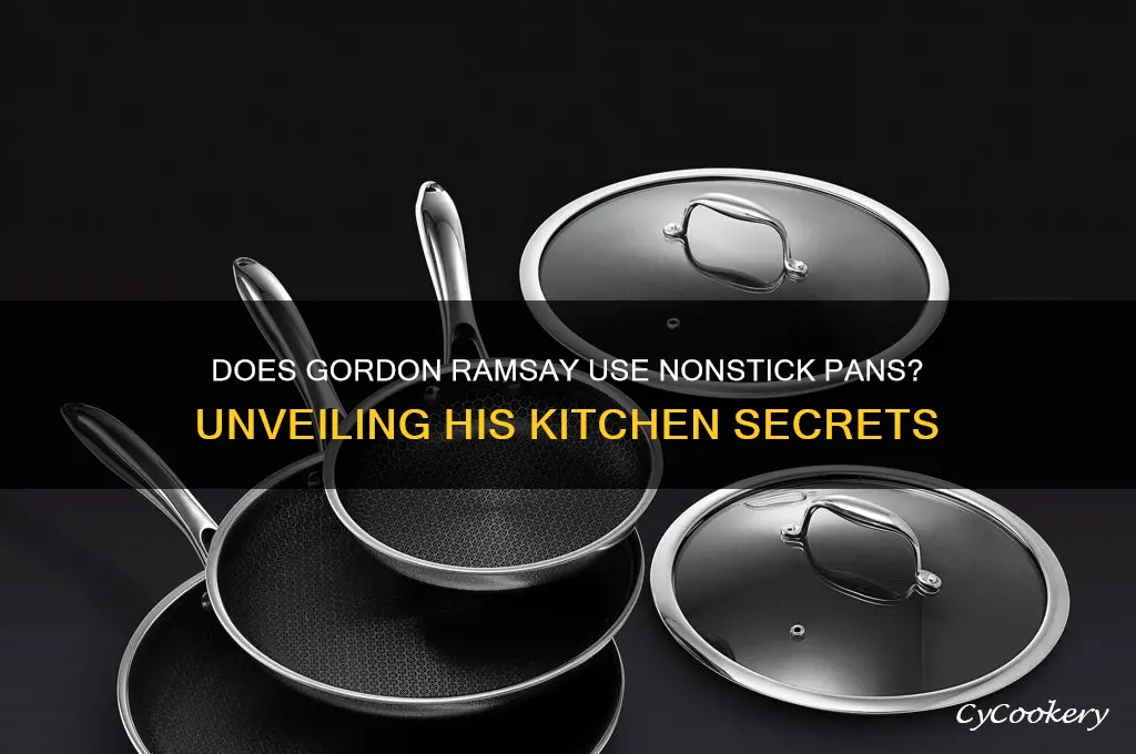 does gordon ramsay use nonstick pans