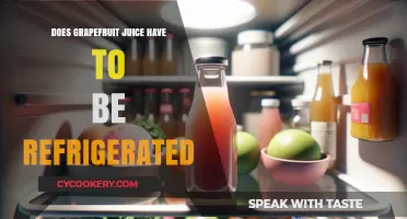 Should Grapefruit Juice Be Refrigerated? Storage Tips and Best Practices