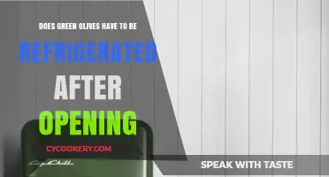 Should You Refrigerate Green Olives After Opening? A Guide