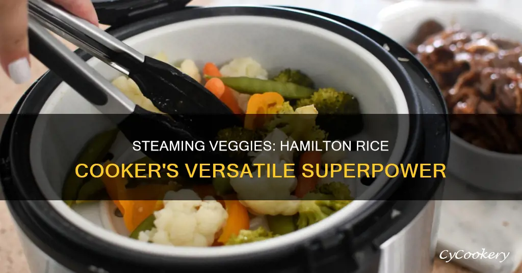 does hamilton beach rice cooker steam vegetables