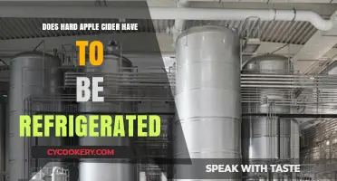 Does Hard Apple Cider Need Refrigeration? Storage Tips Revealed