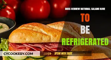 Hebrew National Salami: Refrigeration Required or Shelf-Stable?