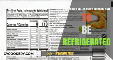 Does Hidden Valley Ranch Dressing Need Refrigeration After Opening?